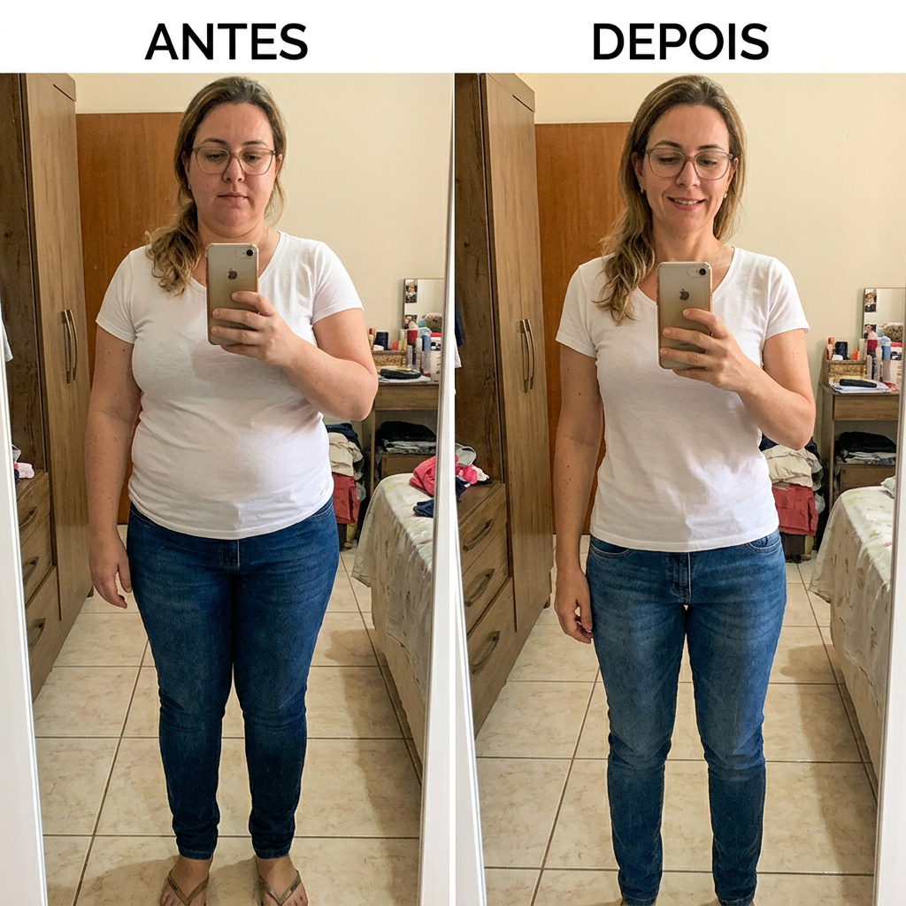 Ana Paula antes e depois