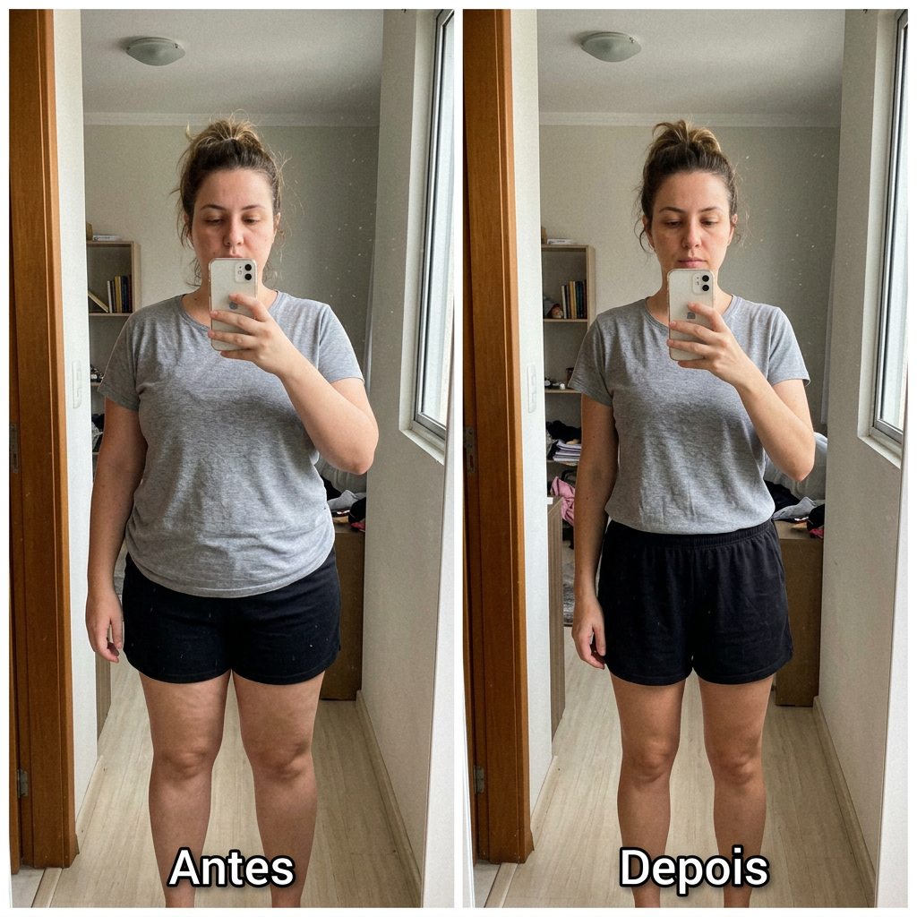 Mariana Costa antes e depois